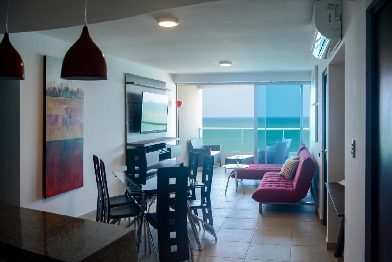 Lindo Departamento Al Pie De Playa Edificio Torre Oceanica Apartment Salinas  Exterior photo
